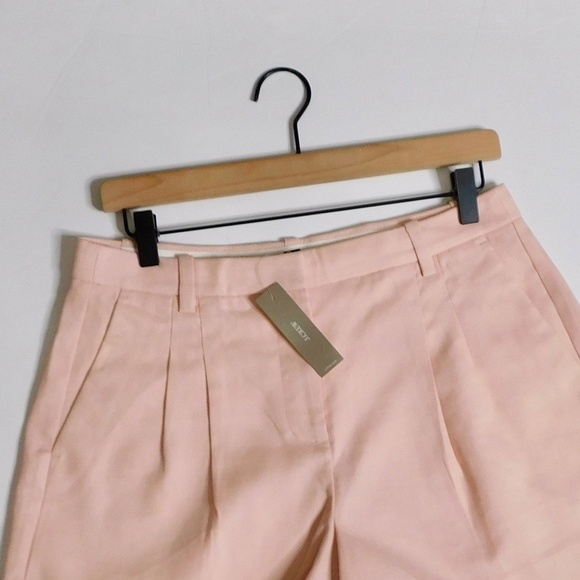 NWT!! J. CREW Lucia Short Stretch Linen Blend Ballet Slipper Pink Shorts Size 4 - Picture 4 of 16